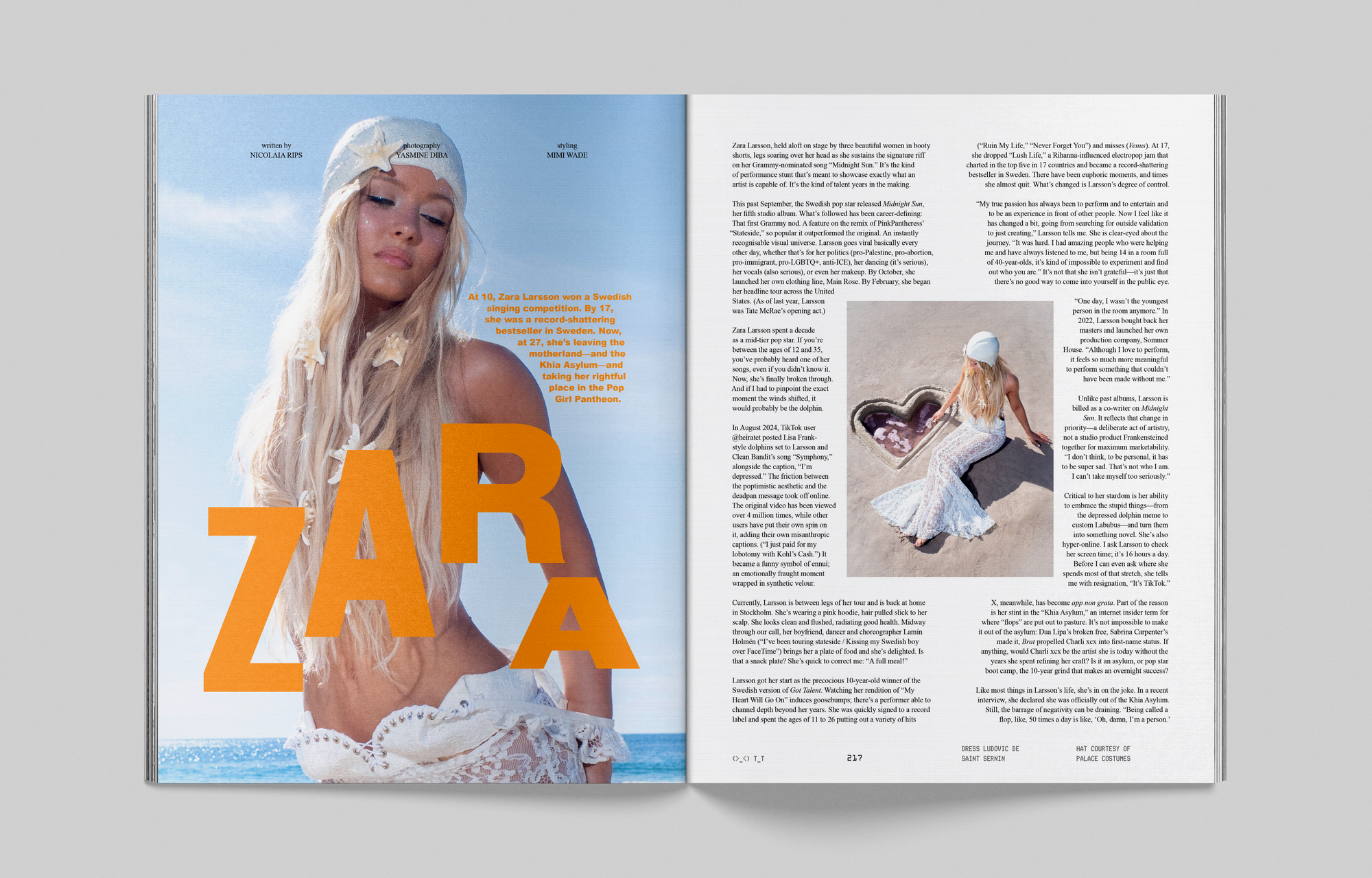 i-D 376 “The Lore Issue” — Bhavitha Mandava Cover